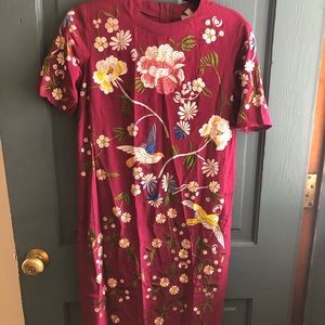 Pretty Floral Midi Dress